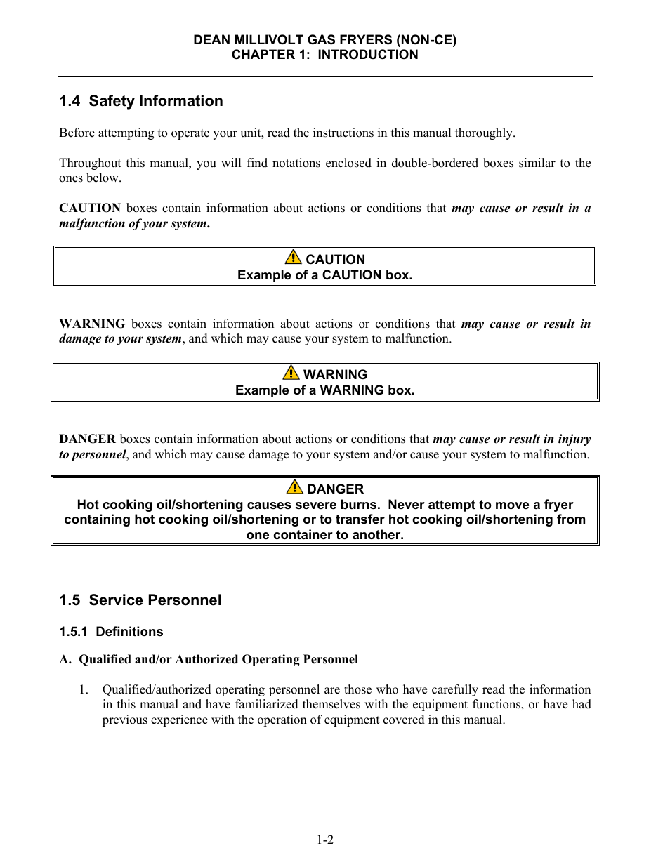 Frymaster SM60 User Manual | Page 8 / 40