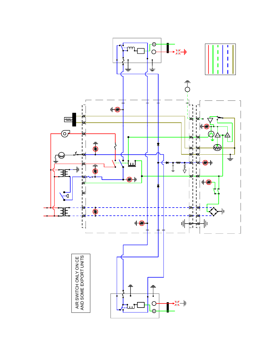 Air switch only on ce and some exp ort units | Frymaster FOOTPRINT 8196345 User Manual | Page 52 / 84