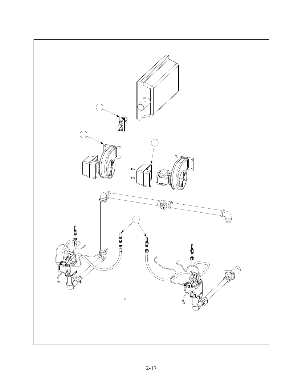 17 2.8 gas supply and combustion system components | Frymaster FOOTPRINT 8196345 User Manual | Page 71 / 84