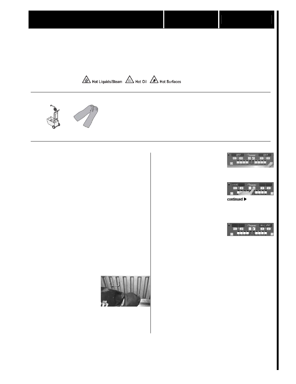 Verify high-limit controls quarterly fr 2 q2 | Frymaster M2000 User Manual | Page 16 / 26