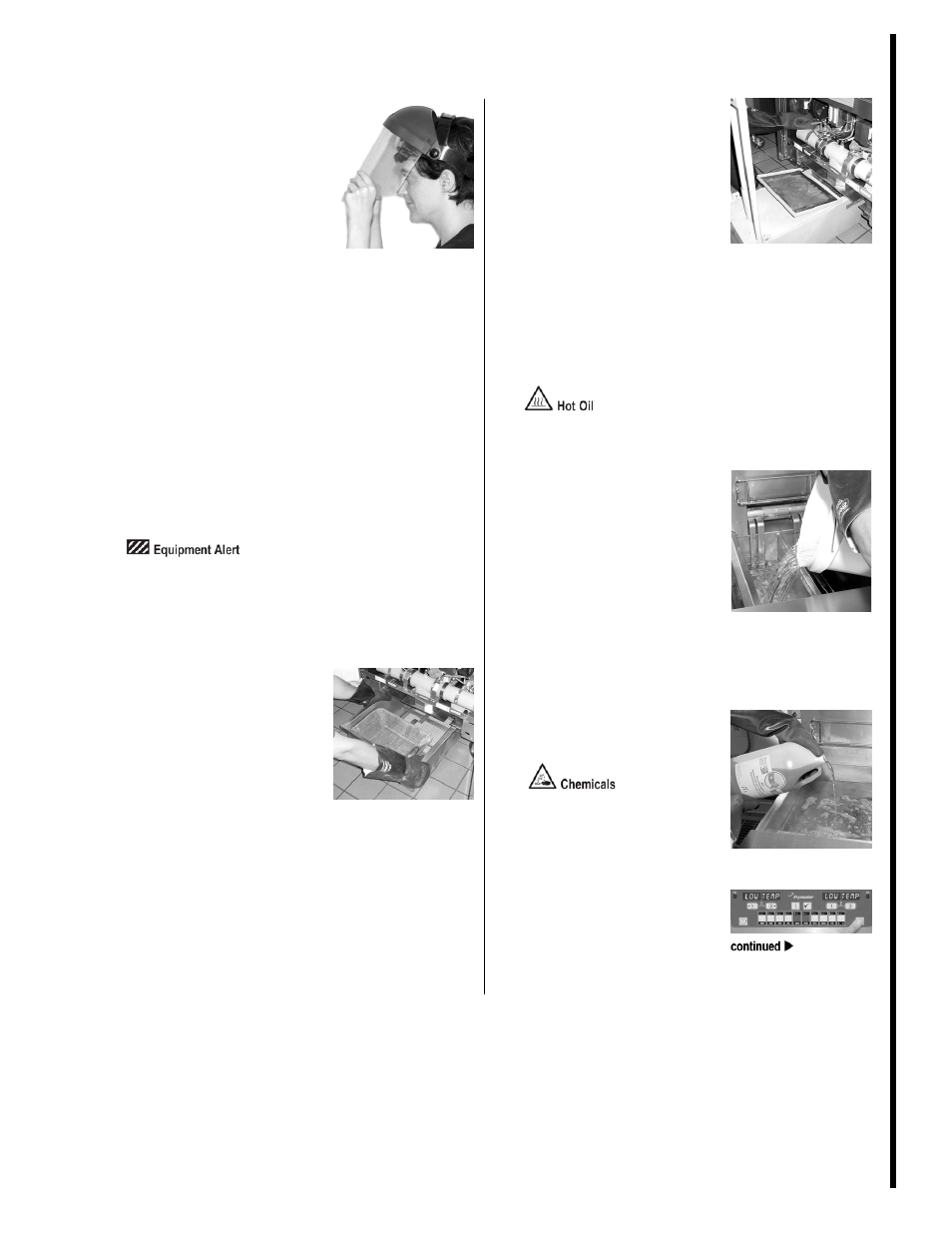 Boil out fry vats (gas fryers only) | Frymaster M2000 User Manual | Page 21 / 26