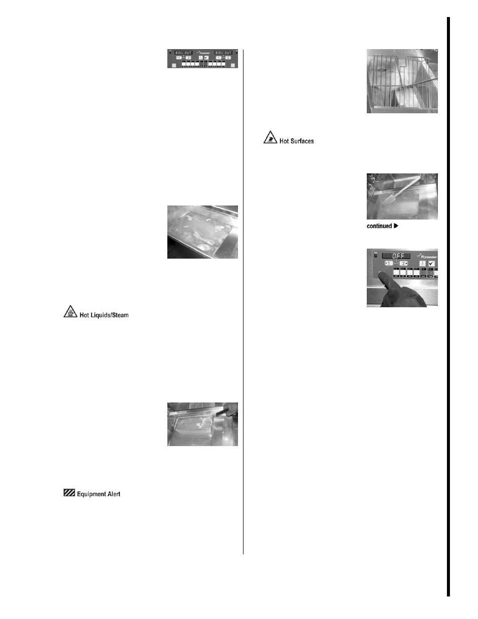 Boil out fry vats (gas fryers only) | Frymaster M2000 User Manual | Page 22 / 26