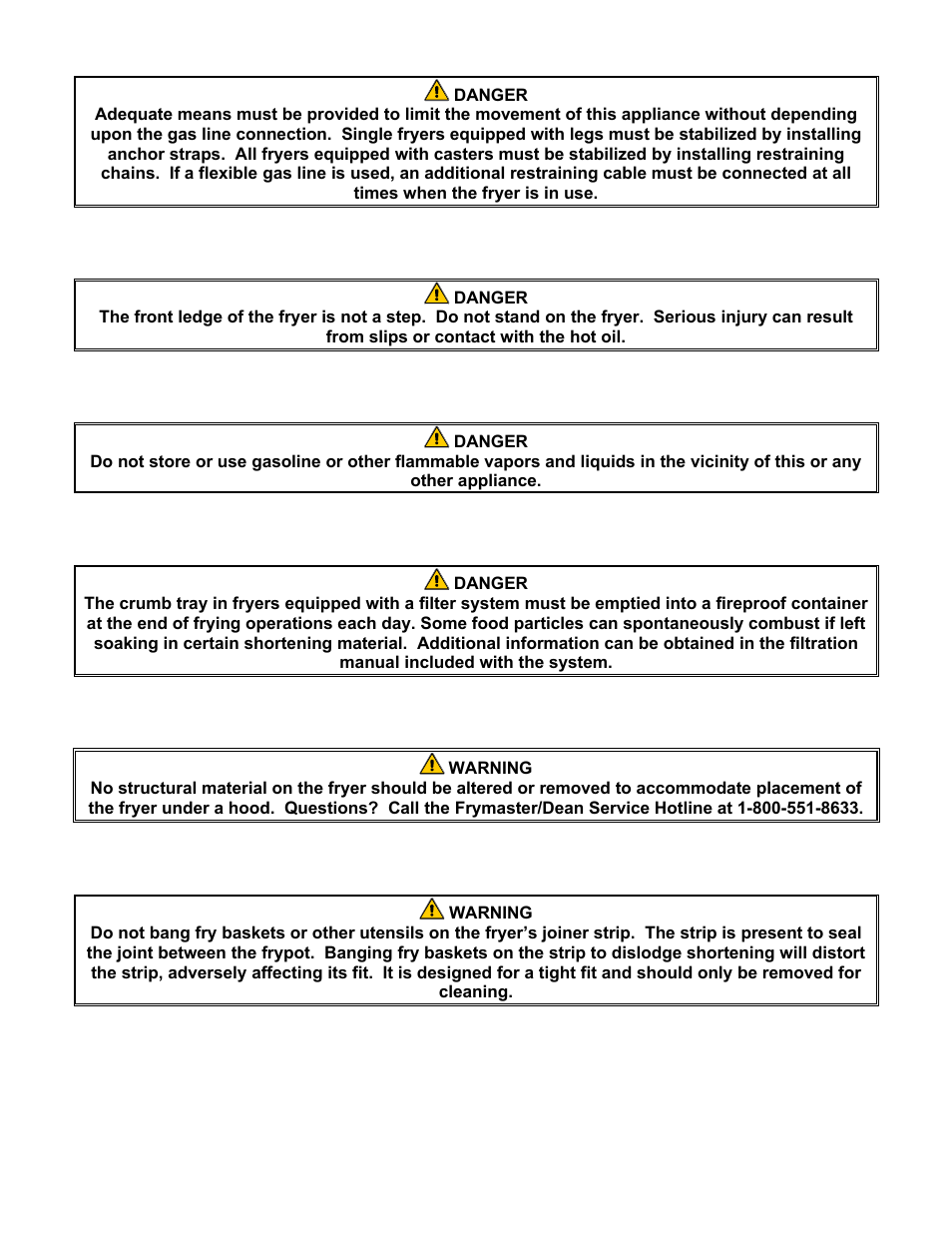 Frymaster FLYMASTER KSCFH18E User Manual | Page 3 / 58
