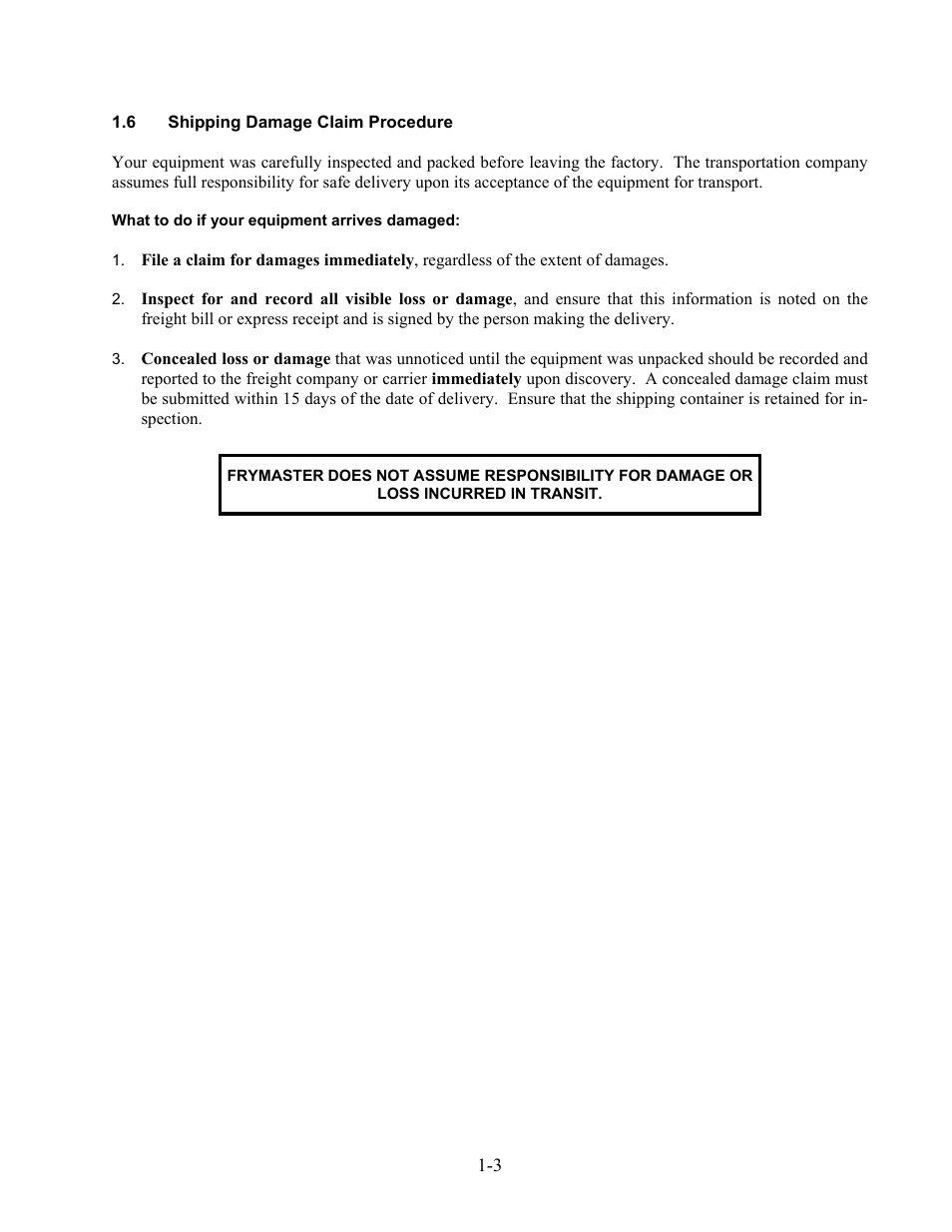 Frymaster SinBaD Series User Manual | Page 5 / 13