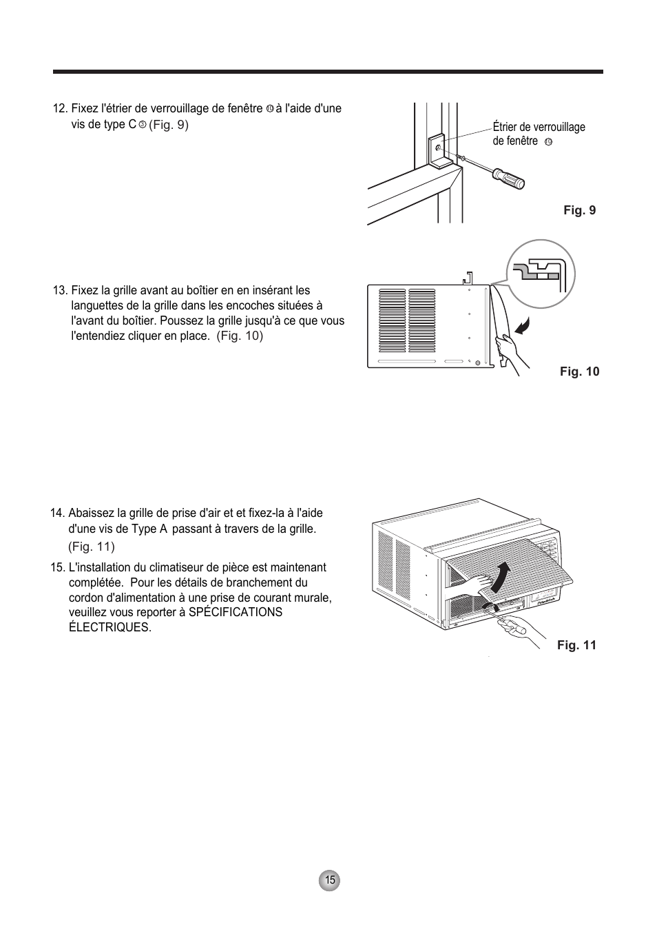 Français | Friedrich CP06 User Manual | Page 35 / 59