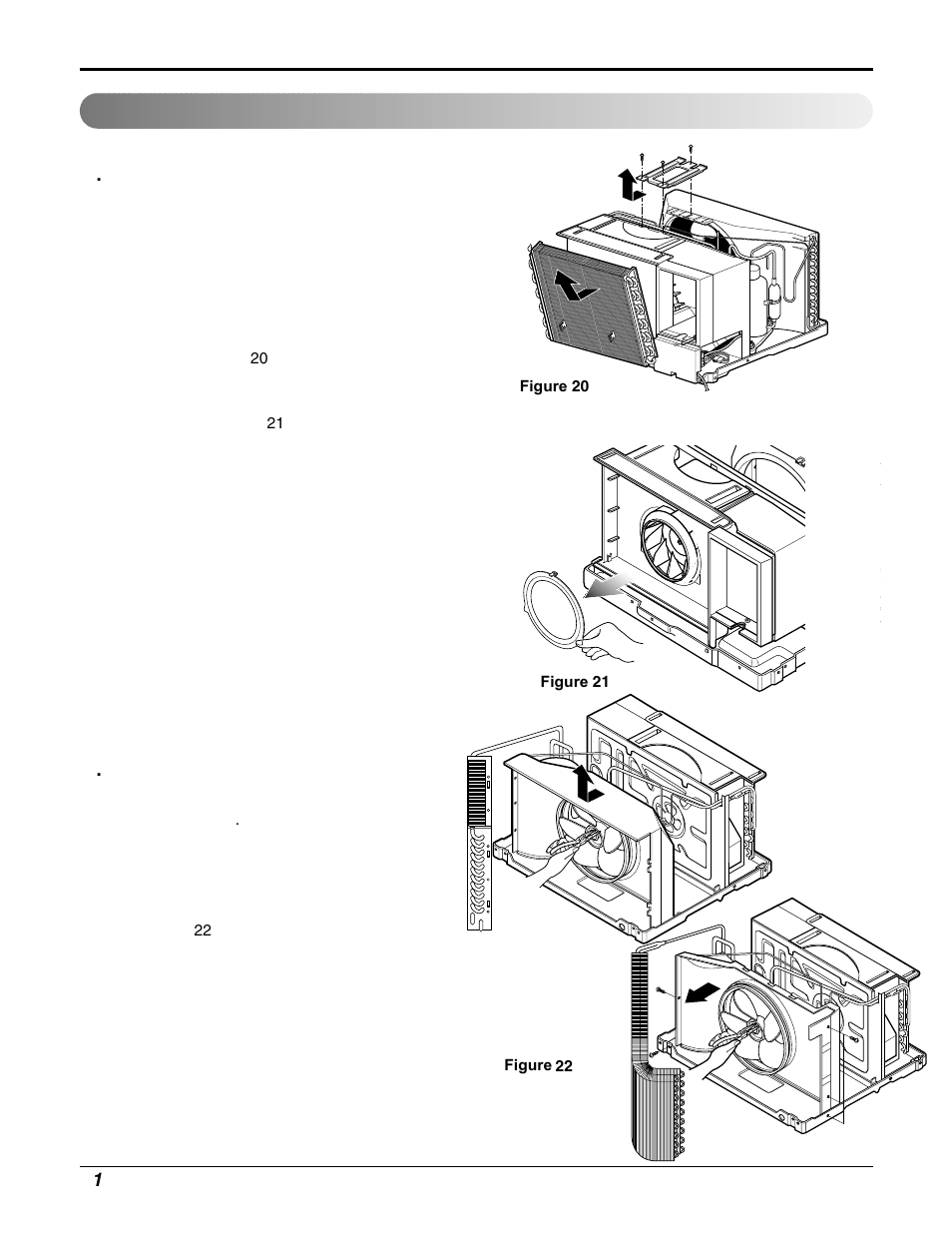 Air handling parts | Friedrich CP06E10 User Manual | Page 11 / 30