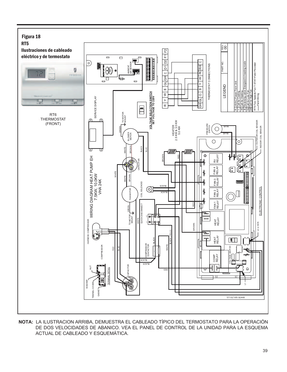 Figura 18 | Friedrich 24,000 BTU/h User Manual | Page 41 / 72