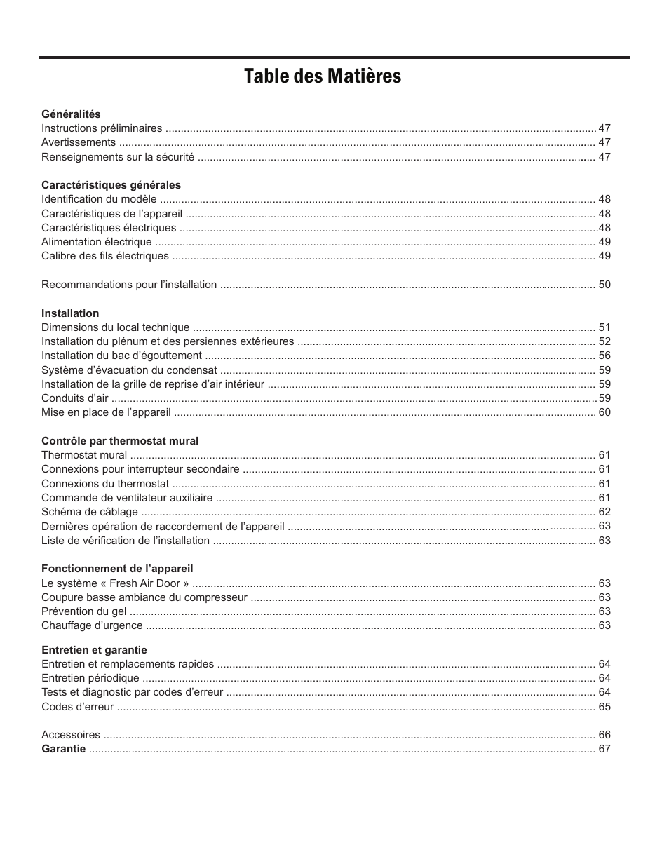 Friedrich 24,000 BTU/h User Manual | Page 48 / 72