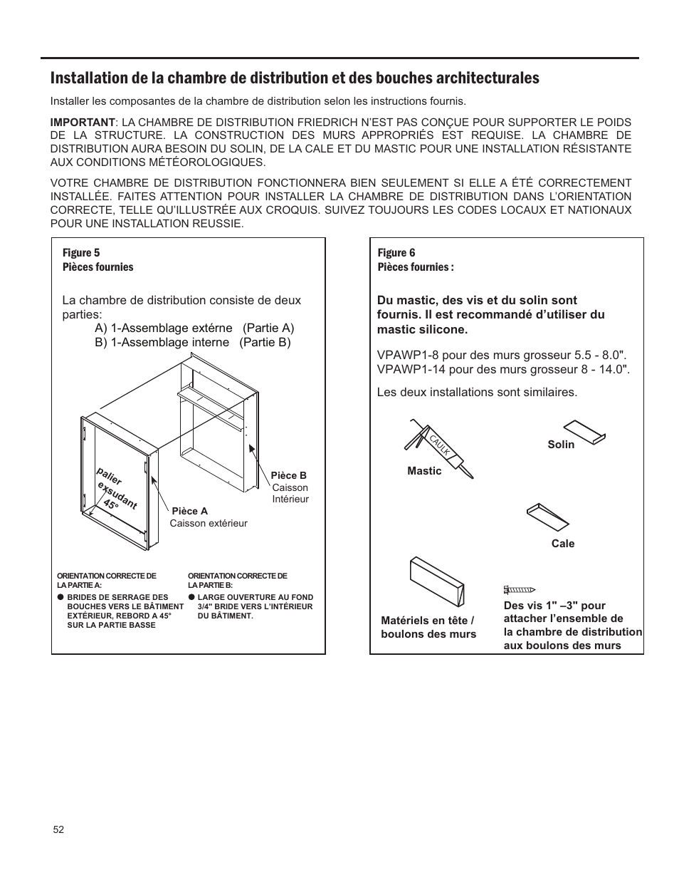 Friedrich 24,000 BTU/h User Manual | Page 54 / 72