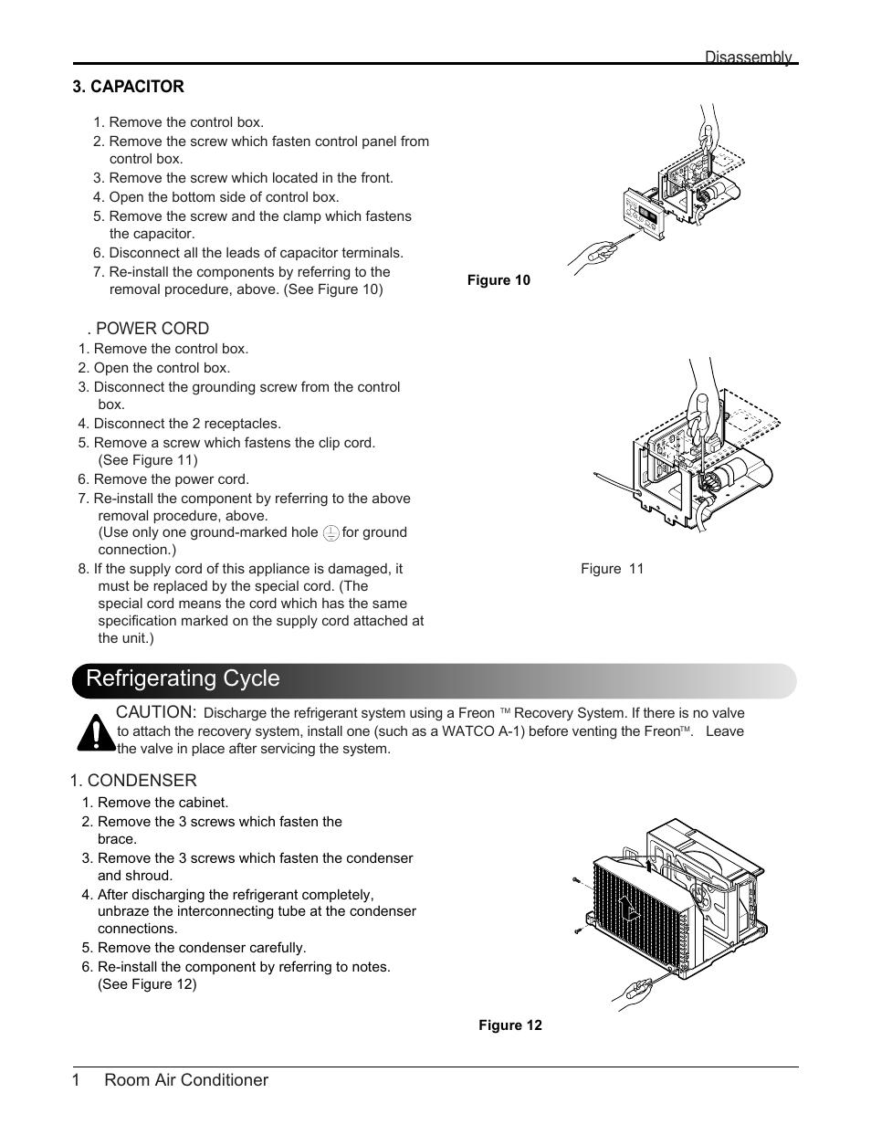 Refrigerating cycle | Friedrich CP06F10 User Manual | Page 12 / 29