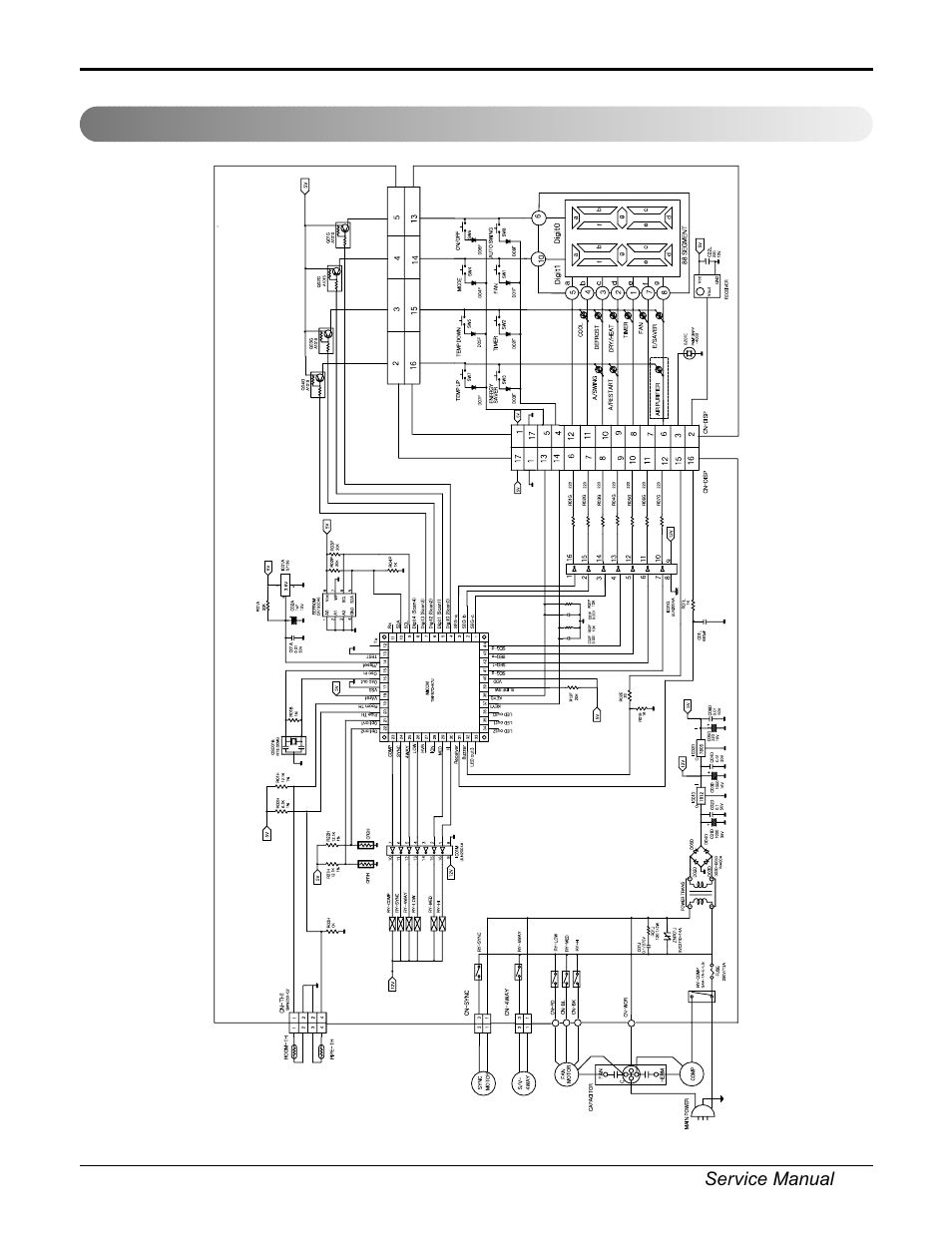 Electronic control device | Friedrich CP06F10 User Manual | Page 16 / 29