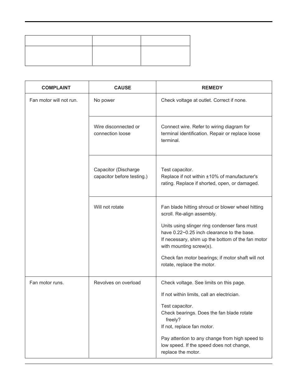 Friedrich CP06F10 User Manual | Page 23 / 29
