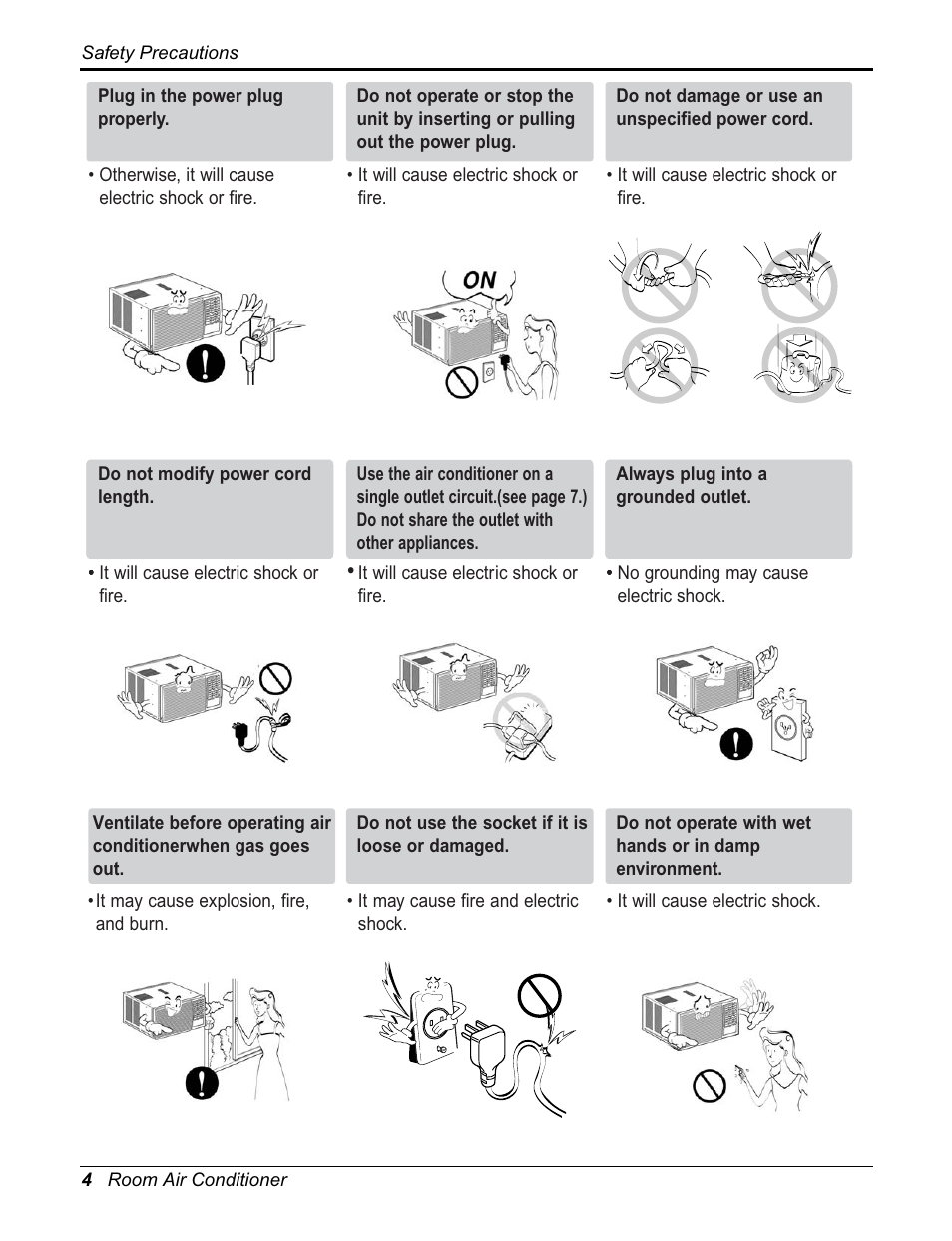 Friedrich CP06F10 User Manual | Page 4 / 29