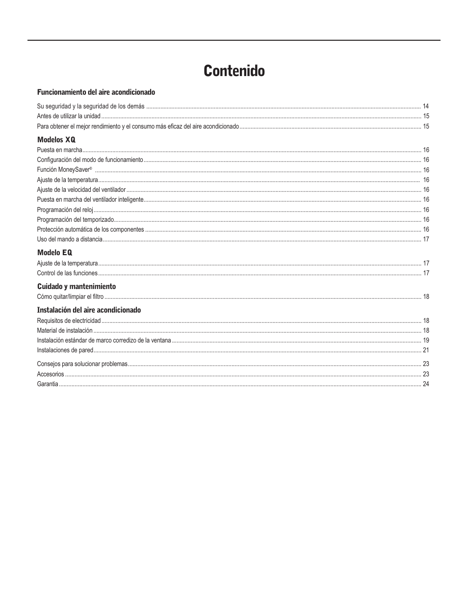 Friedrich X Star  EQ08 User Manual | Page 15 / 44