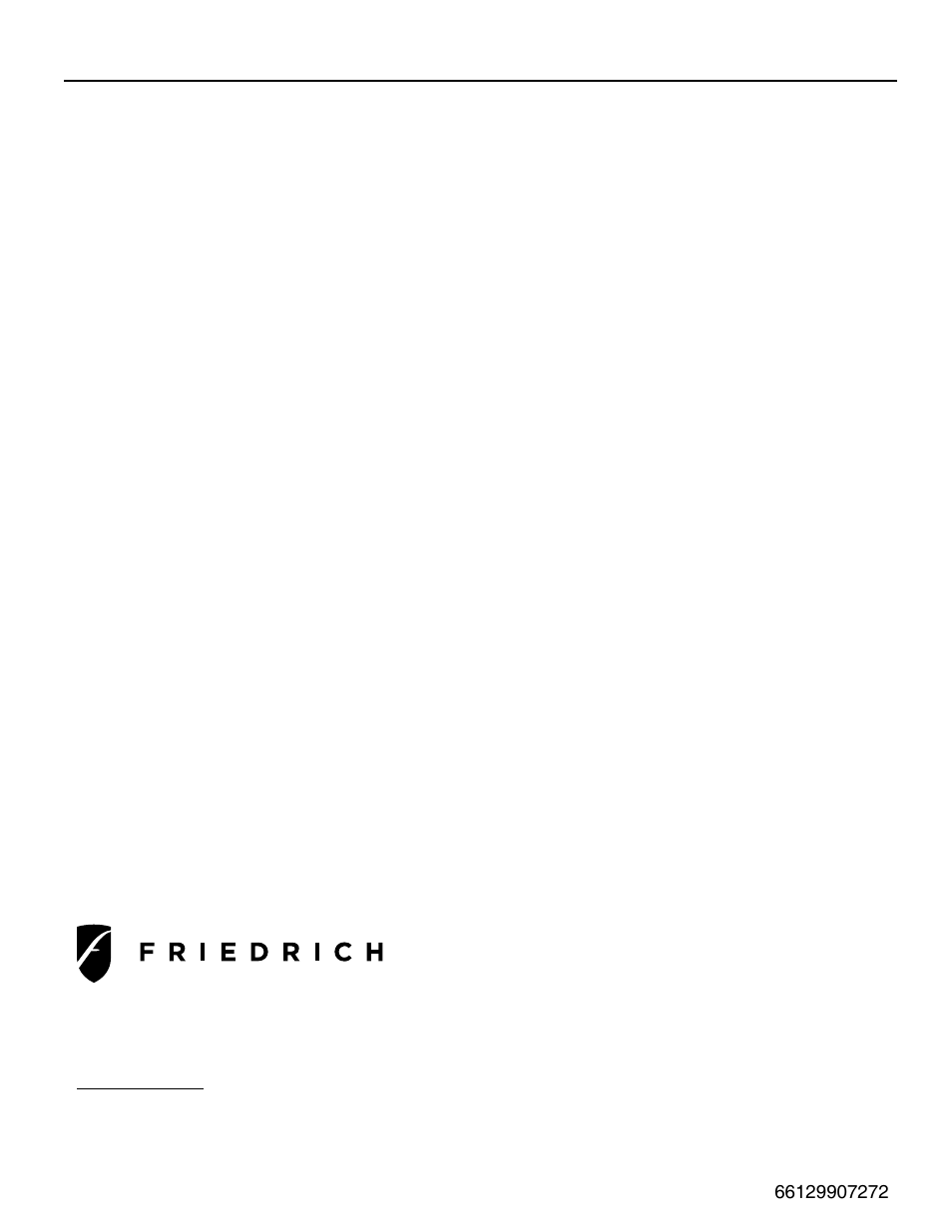 Friedrich MW12C1H User Manual | Page 28 / 28