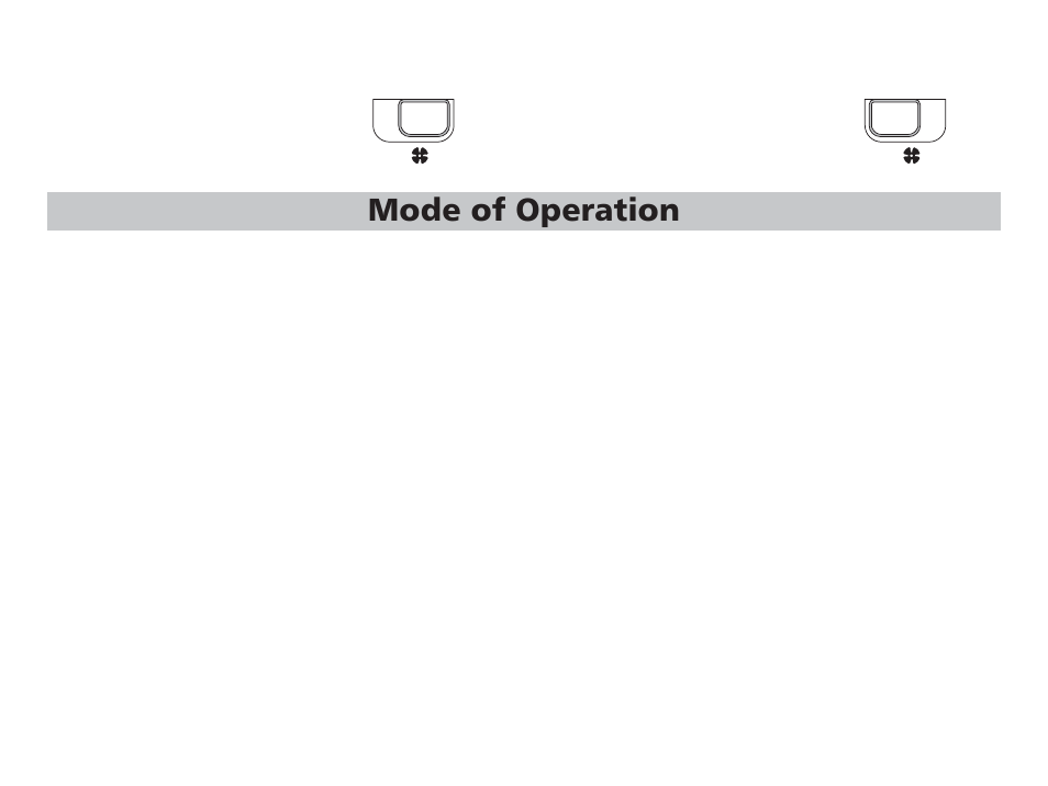 Mode of operation | Friedrich RT5 User Manual | Page 12 / 14