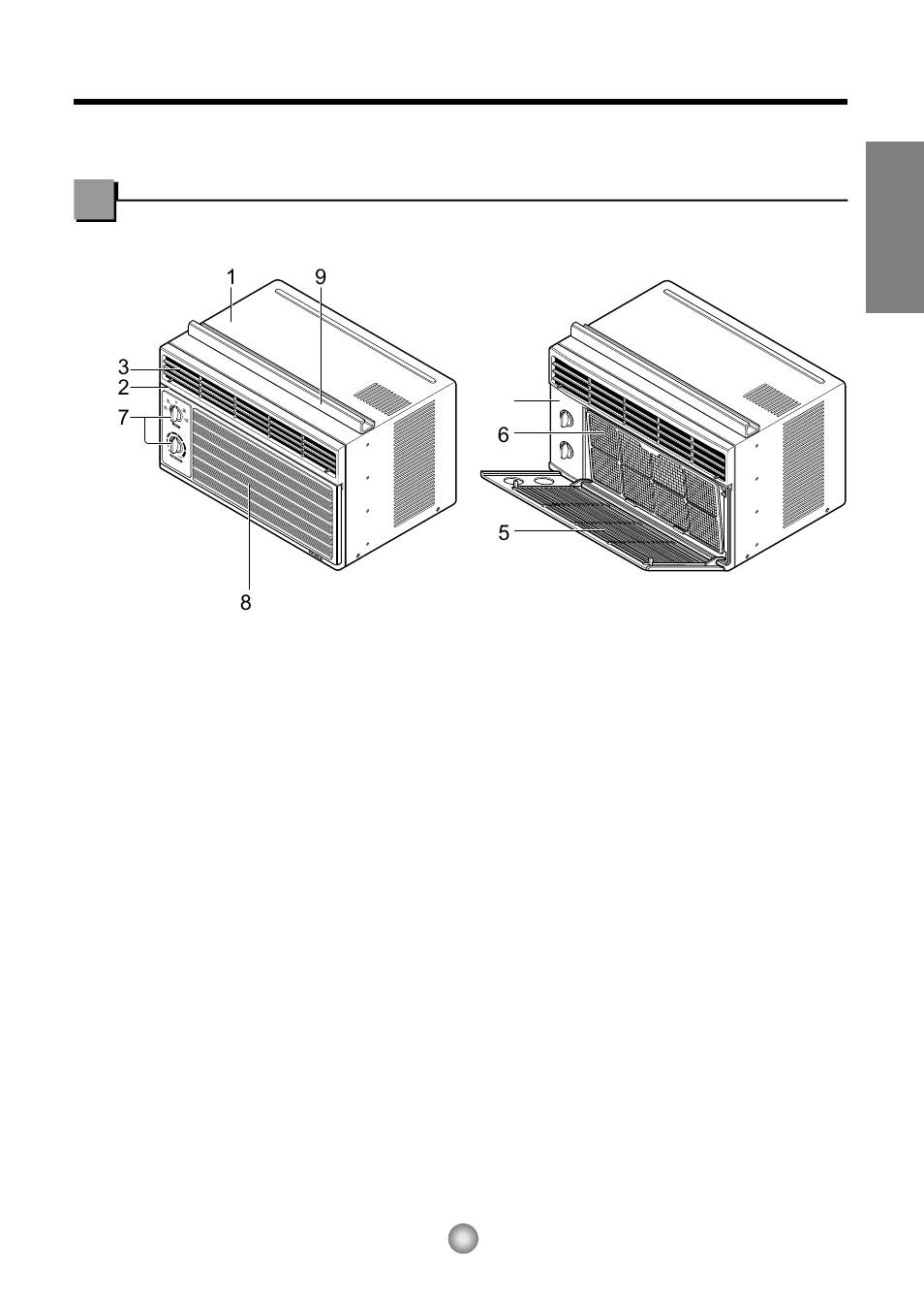 Installation instructions, Features, English | Friedrich ZQ07 User Manual | Page 8 / 43