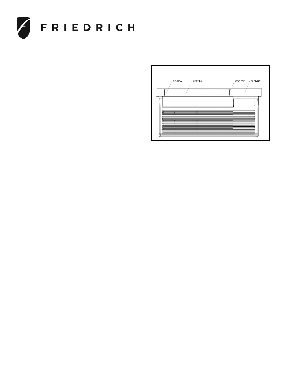Model pdxdaa & pdxdea | Friedrich PDXDAA User Manual | Page 5 / 5