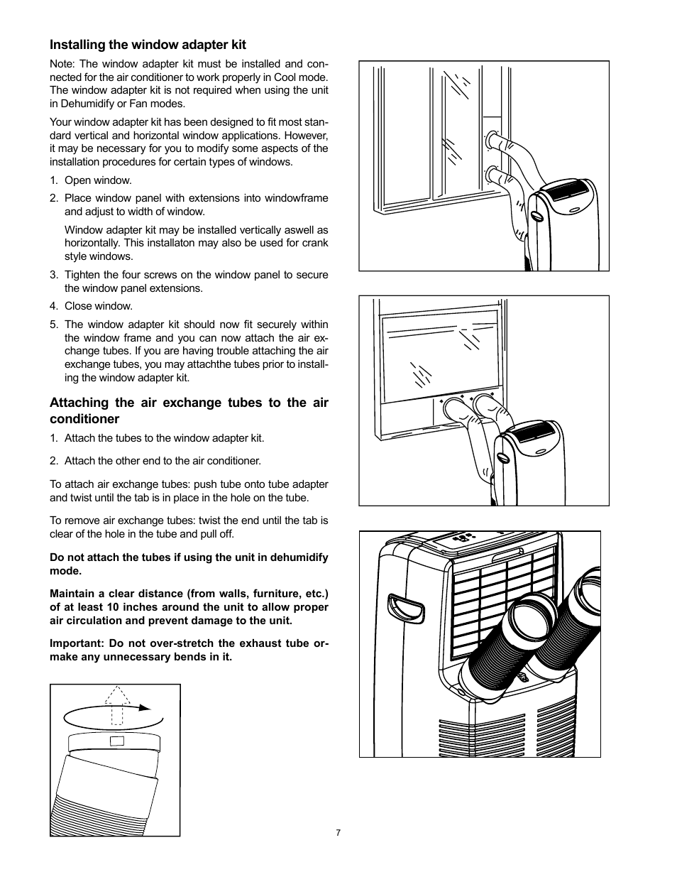 Friedrich P09A User Manual | Page 7 / 12