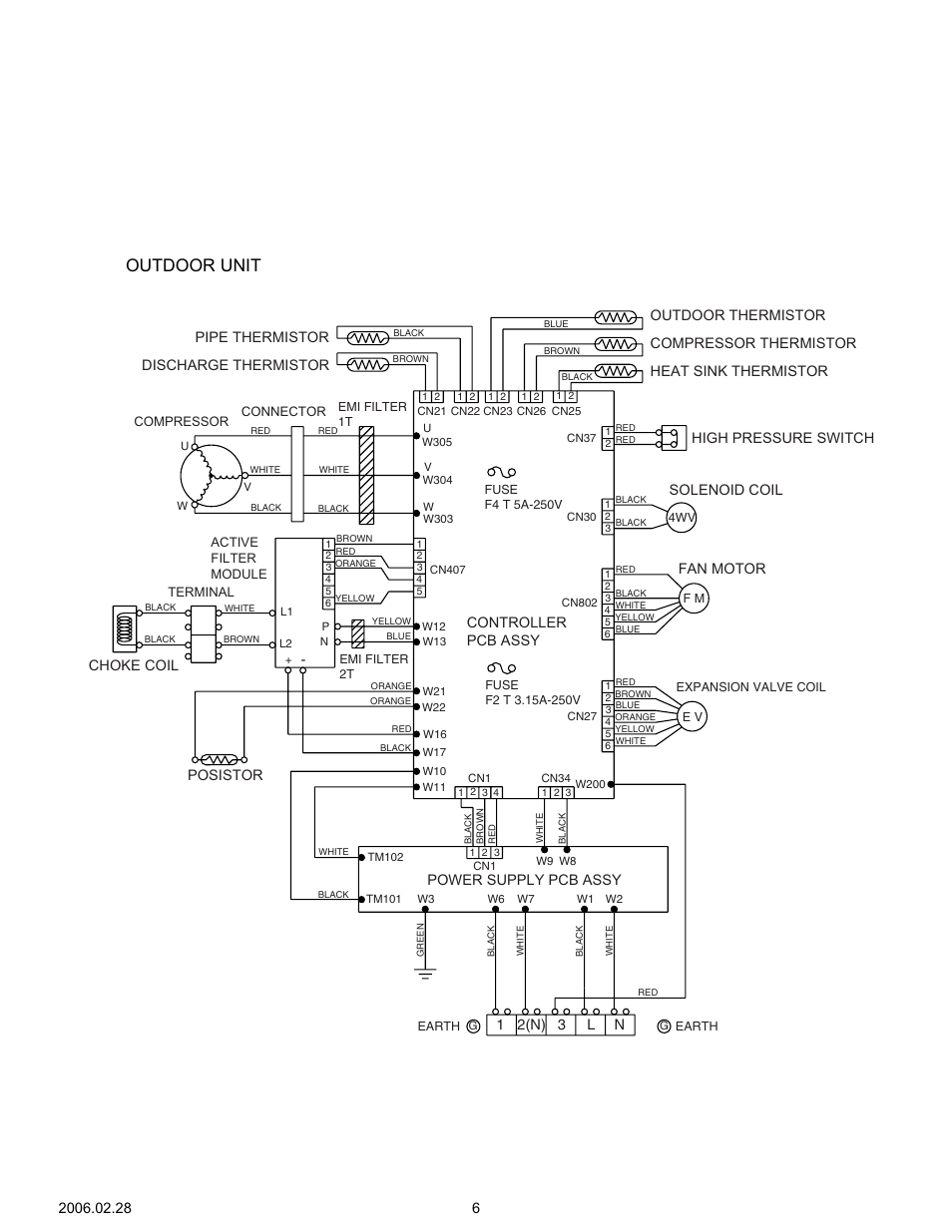 Outdoor unit | Friedrich MR36Y3F User Manual | Page 7 / 25