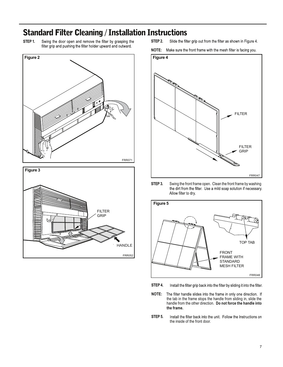 Friedrich ES15M33 User Manual | Page 7 / 132