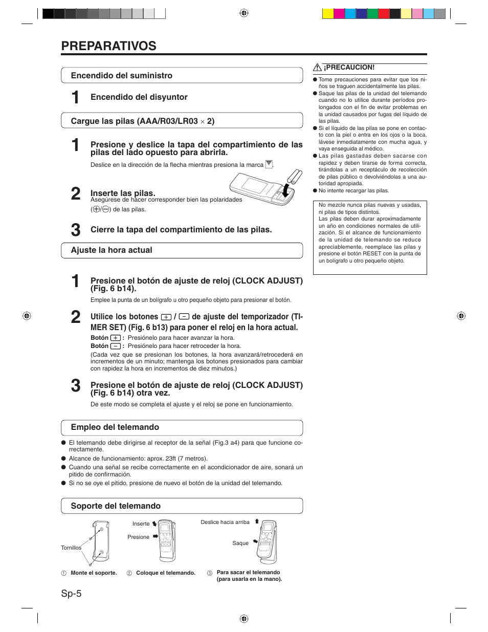 Preparativos | Friedrich MR24Y3H User Manual | Page 38 / 52