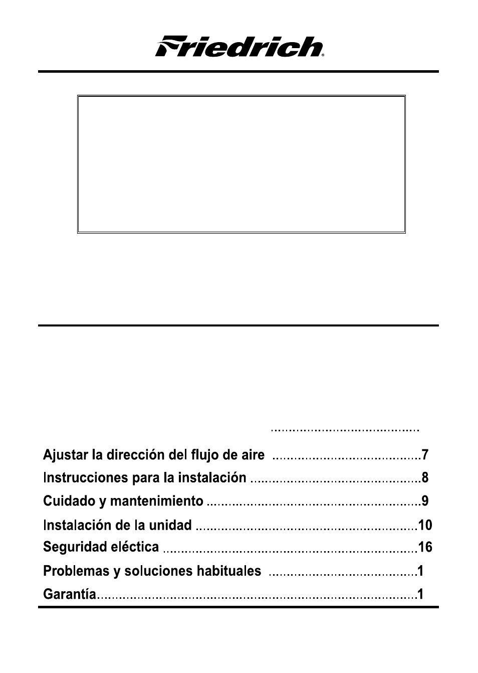 Friedrich CP06/CP08 User Manual | Page 40 / 59
