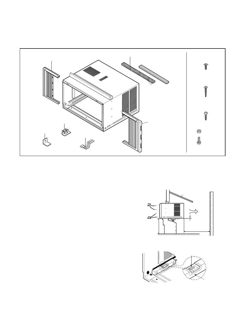 Installation, 1 installation hardware, 2 select the best location | Friedrich ZQ08A10C User Manual | Page 12 / 28