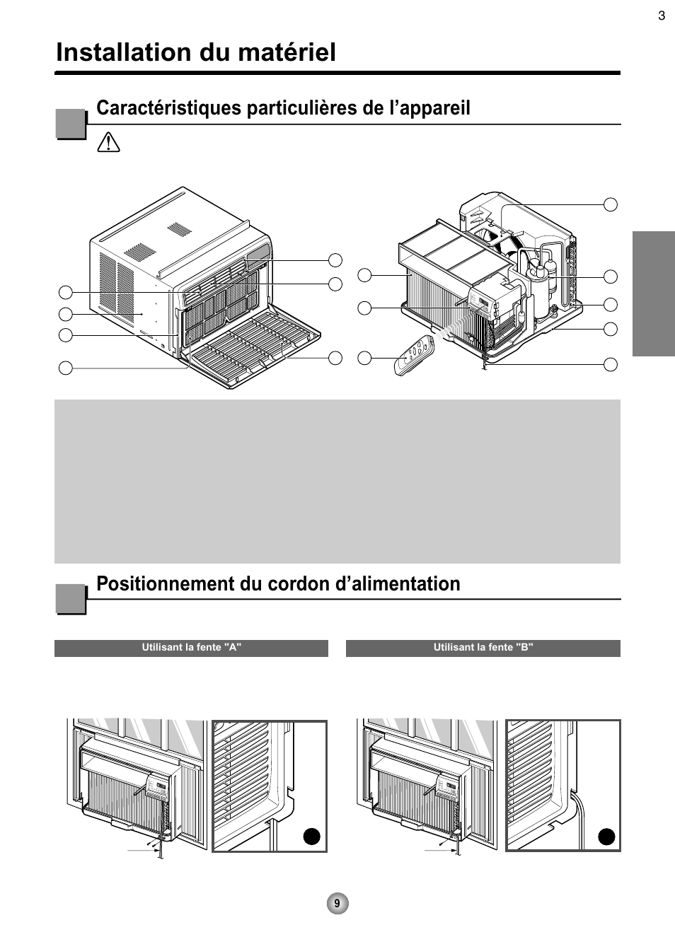 Installation du matériel, Français | Friedrich CP08 User Manual | Page 31 / 62