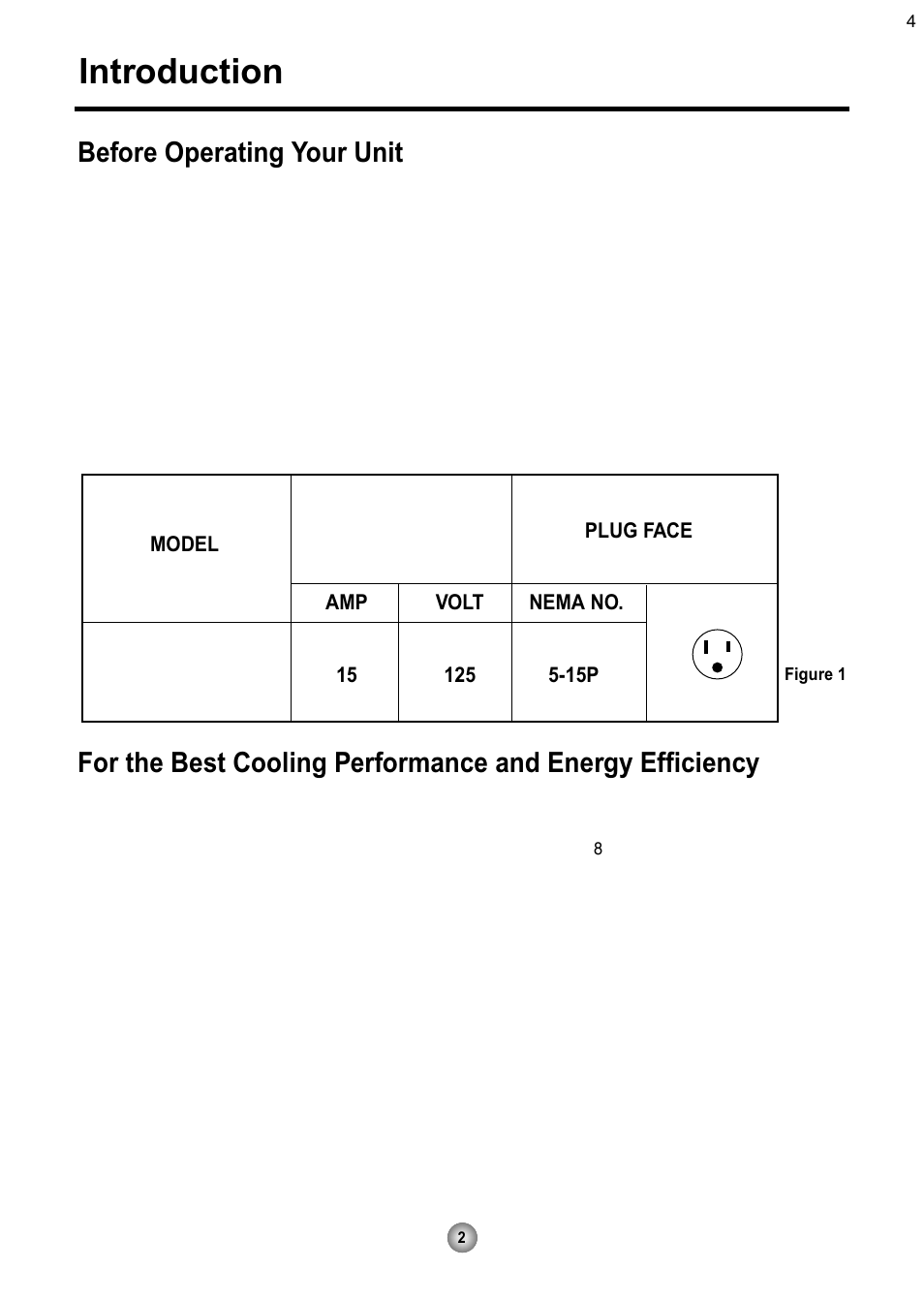 Introduction, Before operating your unit | Friedrich CP08 User Manual | Page 4 / 62