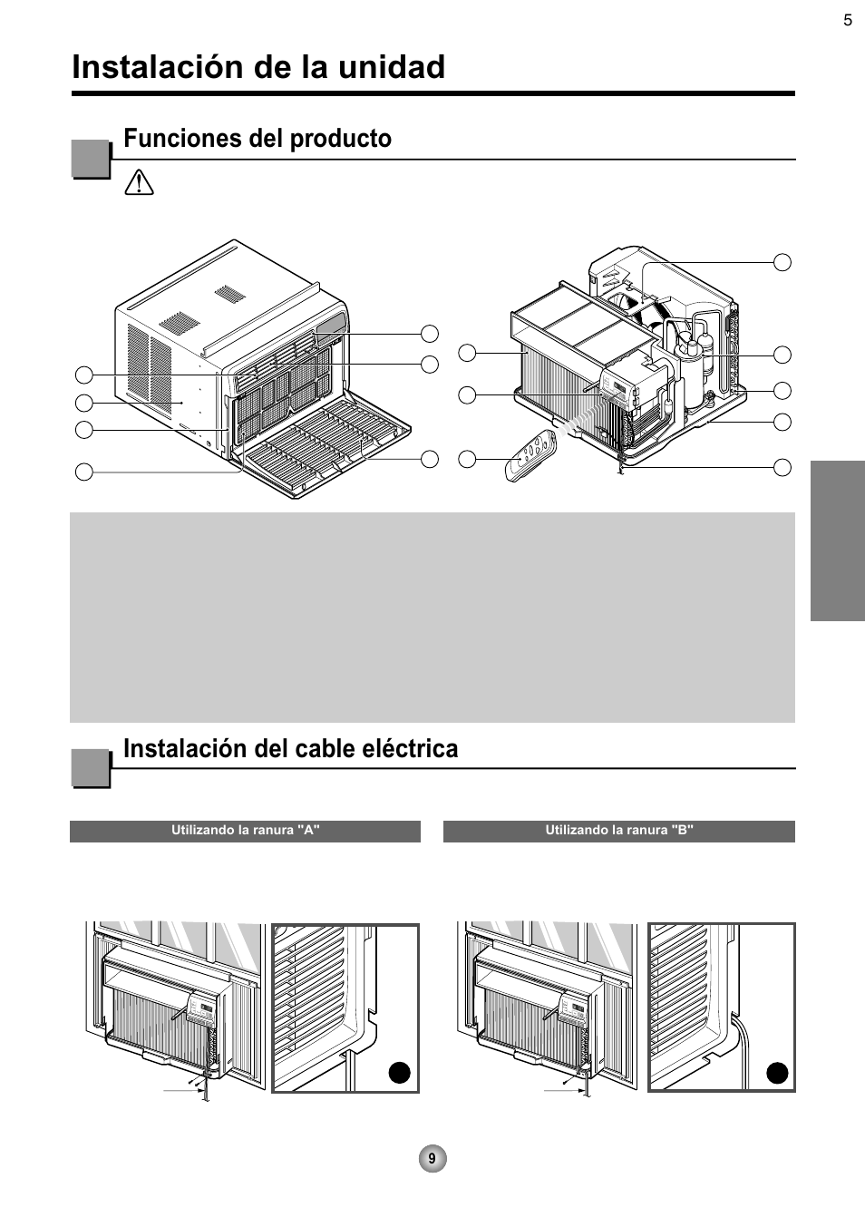 Instalación de la unidad, Español | Friedrich CP08 User Manual | Page 51 / 62