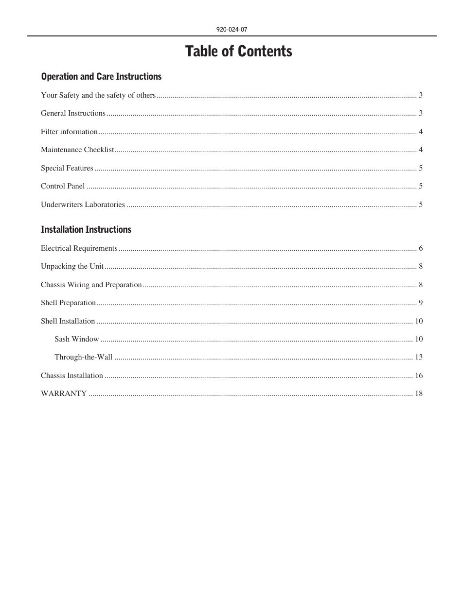 Friedrich HAZARDGARD SH15 User Manual | Page 2 / 60