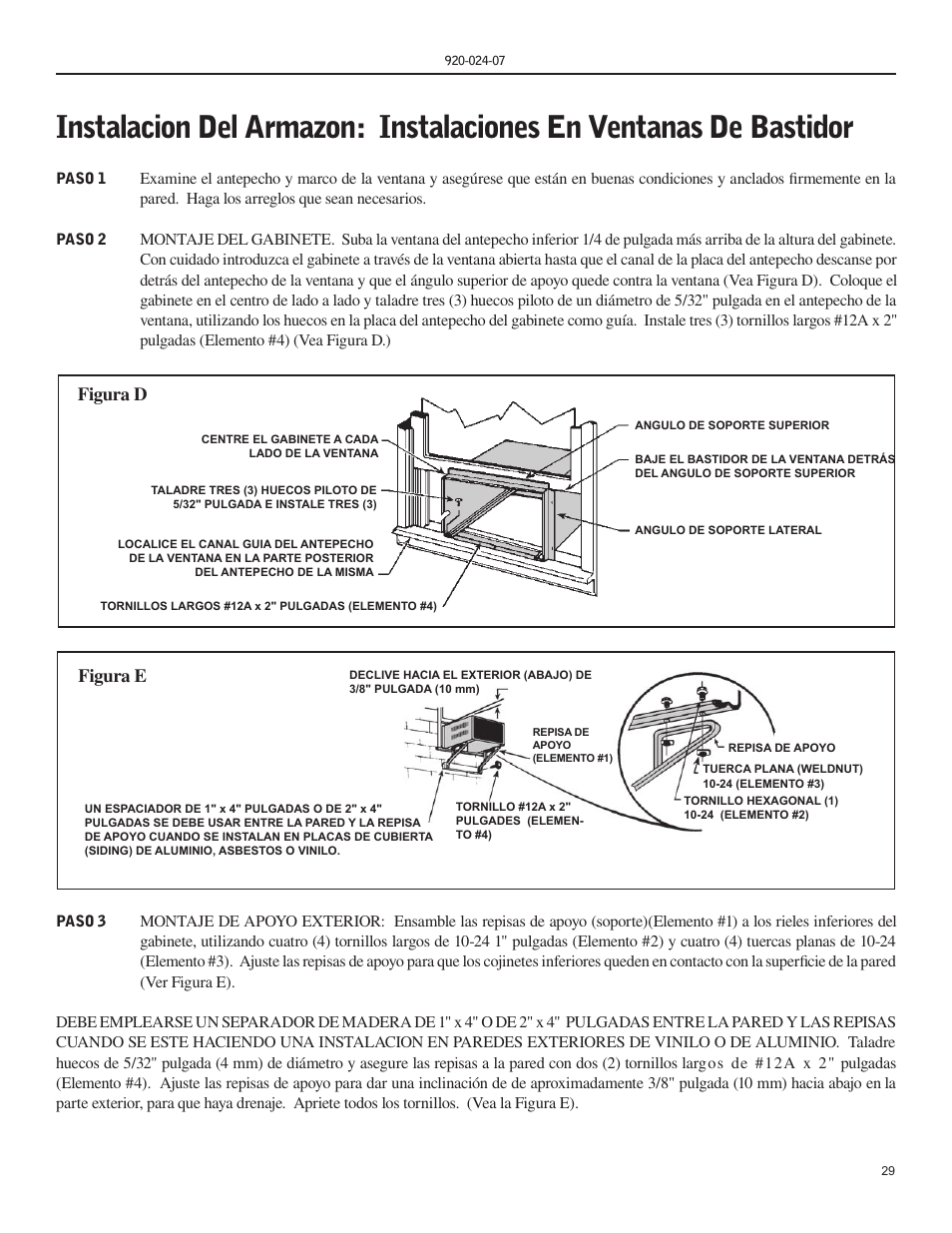 Figura e, Figura d | Friedrich HAZARDGARD SH15 User Manual | Page 29 / 60