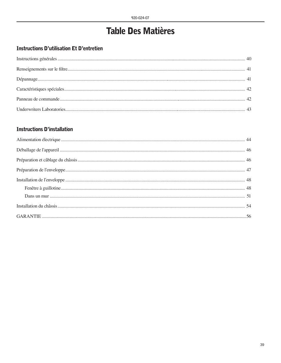 Friedrich HAZARDGARD SH15 User Manual | Page 39 / 60