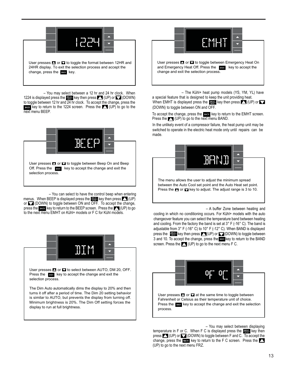 Friedrich KUHL R-410A User Manual | Page 14 / 87