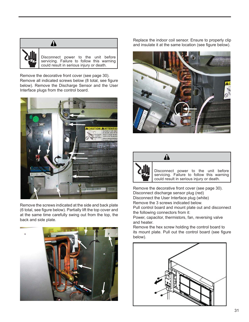 Warning | Friedrich KUHL R-410A User Manual | Page 32 / 87