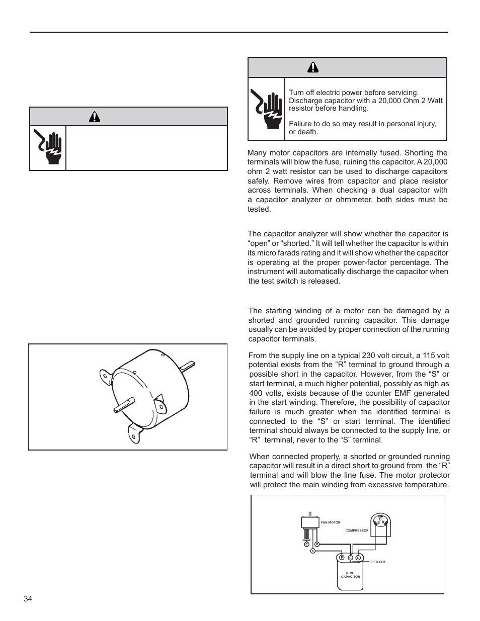 Warning, Components testing | Friedrich KUHL R-410A User Manual | Page 35 / 87