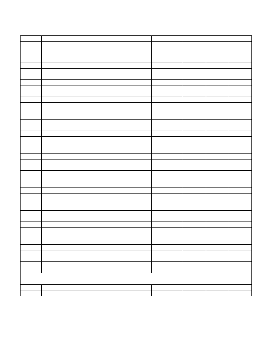 Hazardgard parts list | Friedrich HazardGard 60 Hz User Manual | Page 15 / 16