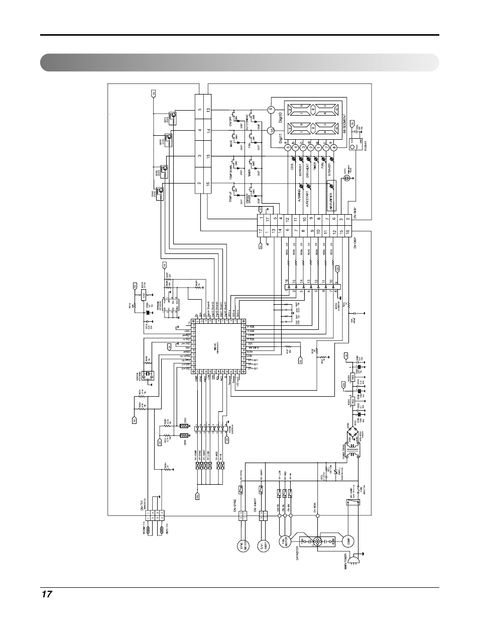 Electronic control device | Friedrich CP10E10 User Manual | Page 17 / 30