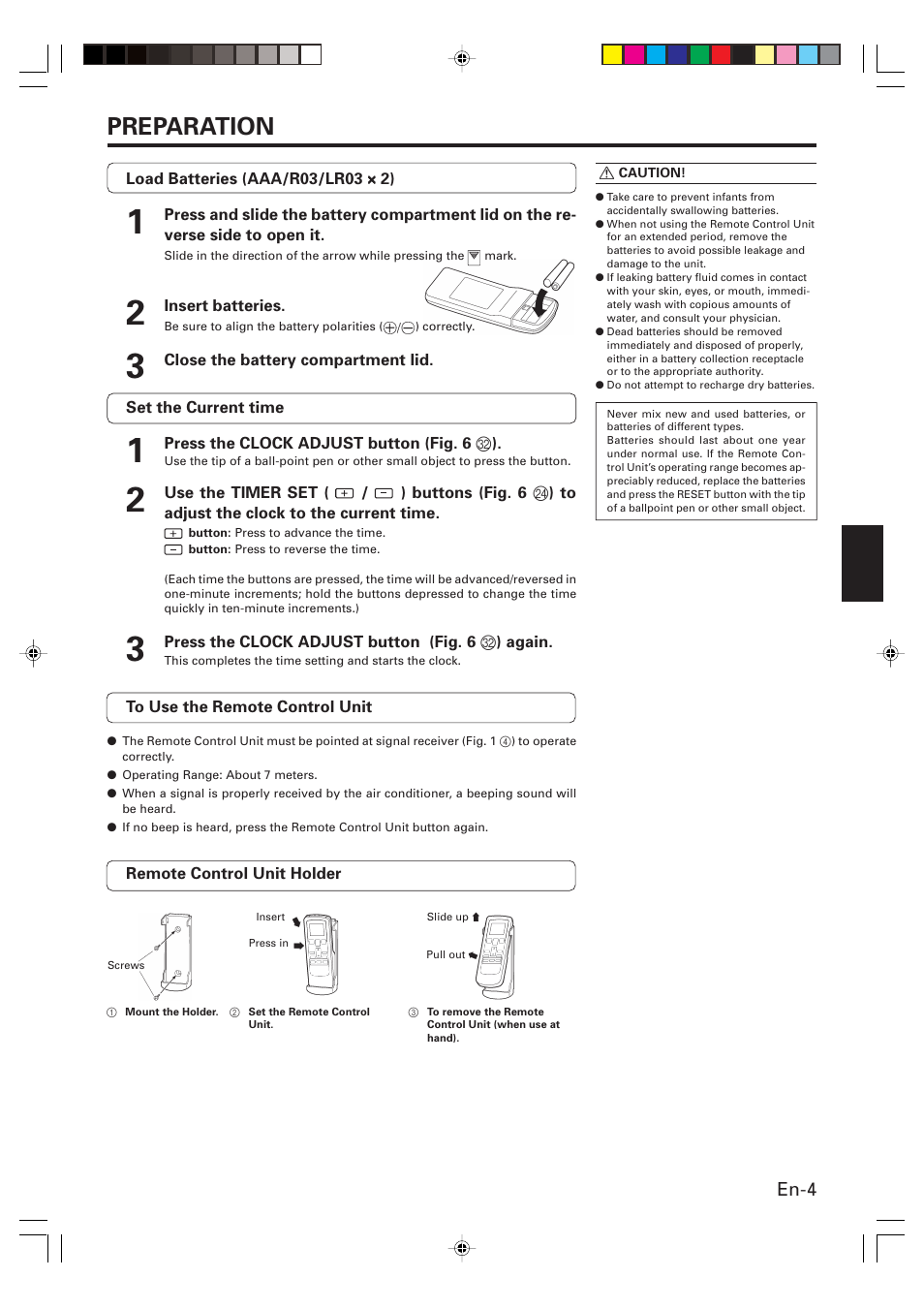 Preparation | Friedrich MW24C3G User Manual | Page 5 / 18