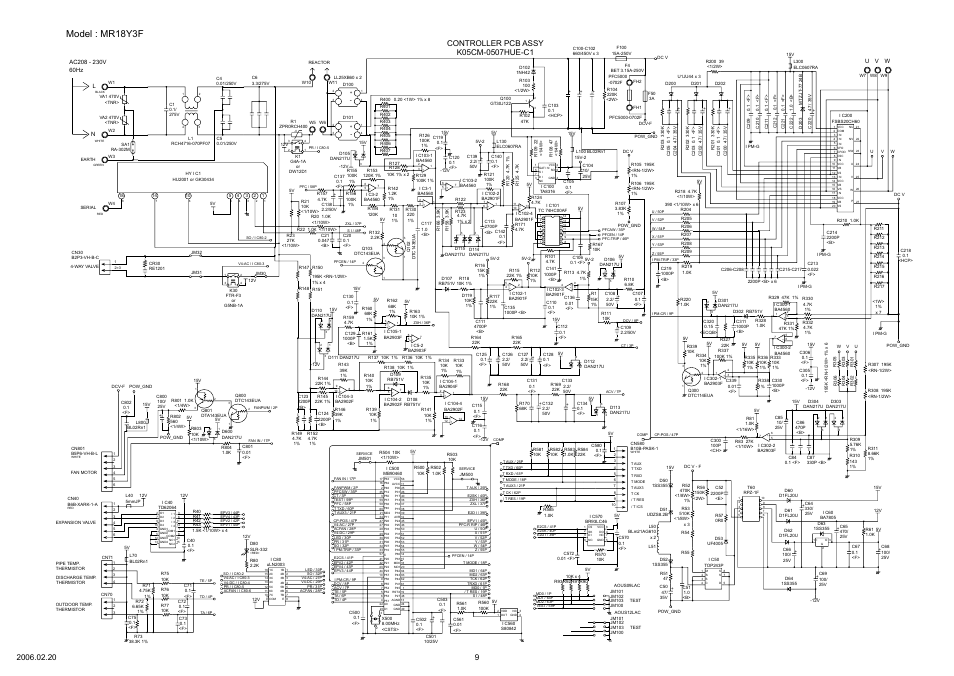 Model : mr18y3f | Friedrich MW18Y3F User Manual | Page 10 / 19