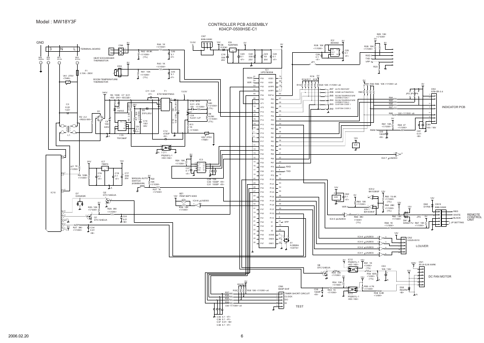 Model : mw18y3f, 3n l | Friedrich MW18Y3F User Manual | Page 7 / 19