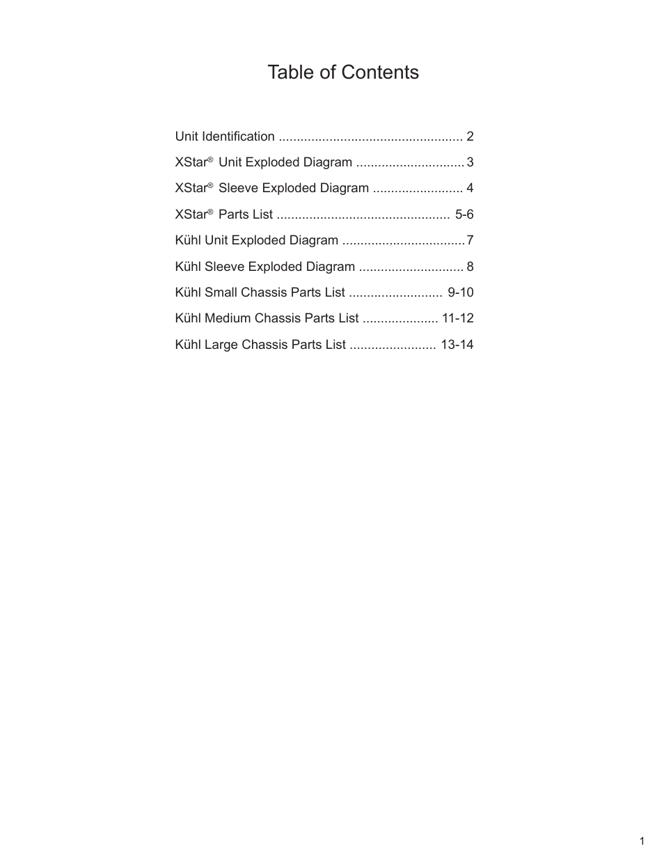 Friedrich KUHL + XSTAR R-410A User Manual | Page 2 / 16