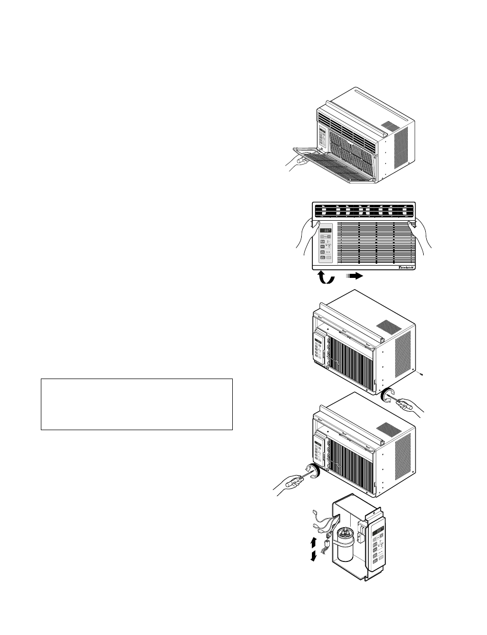 Disassembly instructions, 1 mechanical parts | Friedrich CP05C10 User Manual | Page 5 / 24