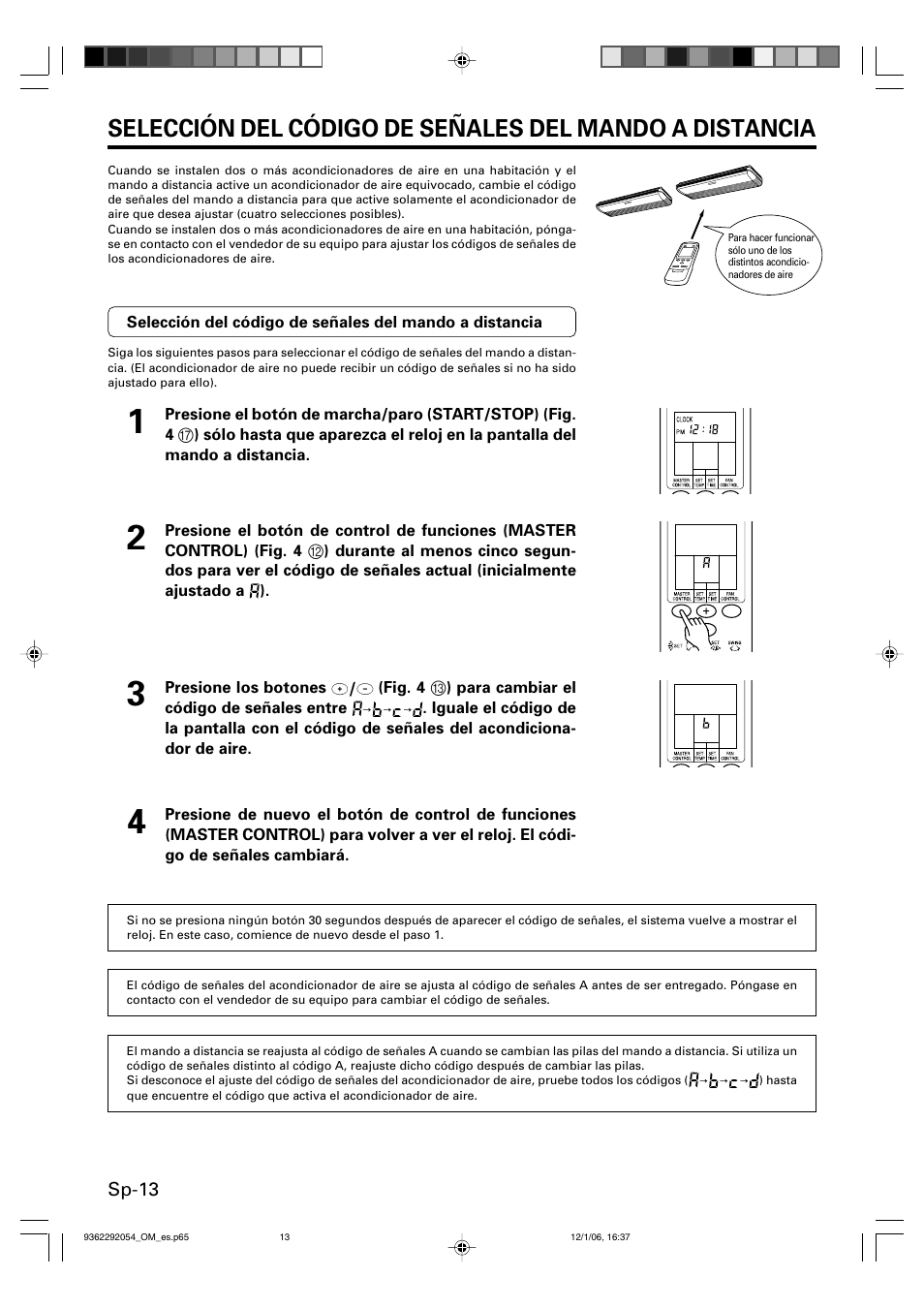 Friedrich AIR CONDITIONER CEILING SUSPENSION TYPE P/N9362292054 User Manual | Page 46 / 52