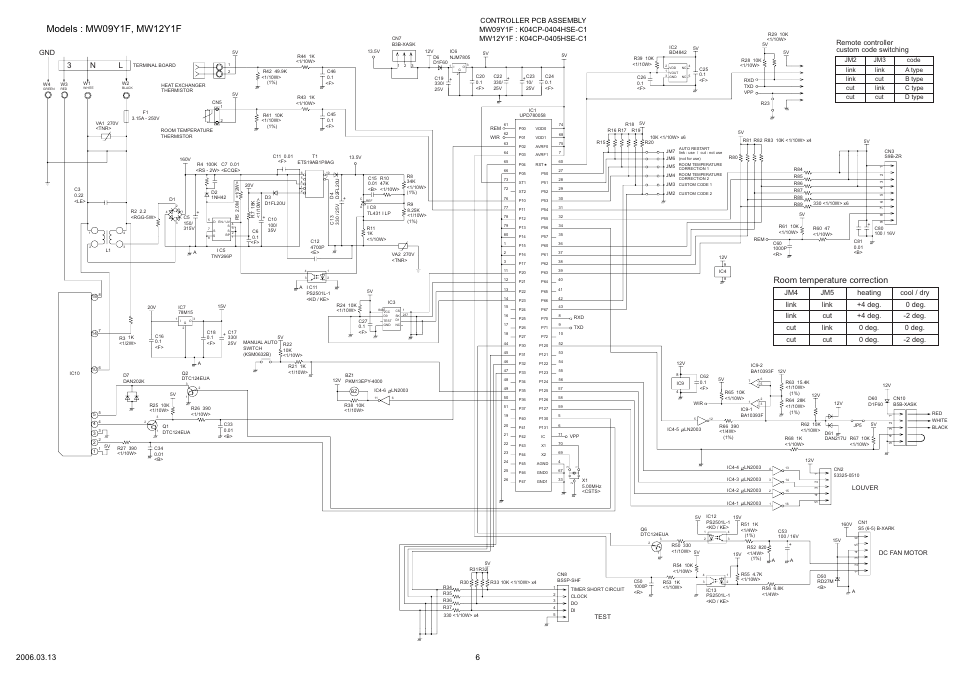 3n l, Room temperature correction | Friedrich MW12Y1F User Manual | Page 7 / 17