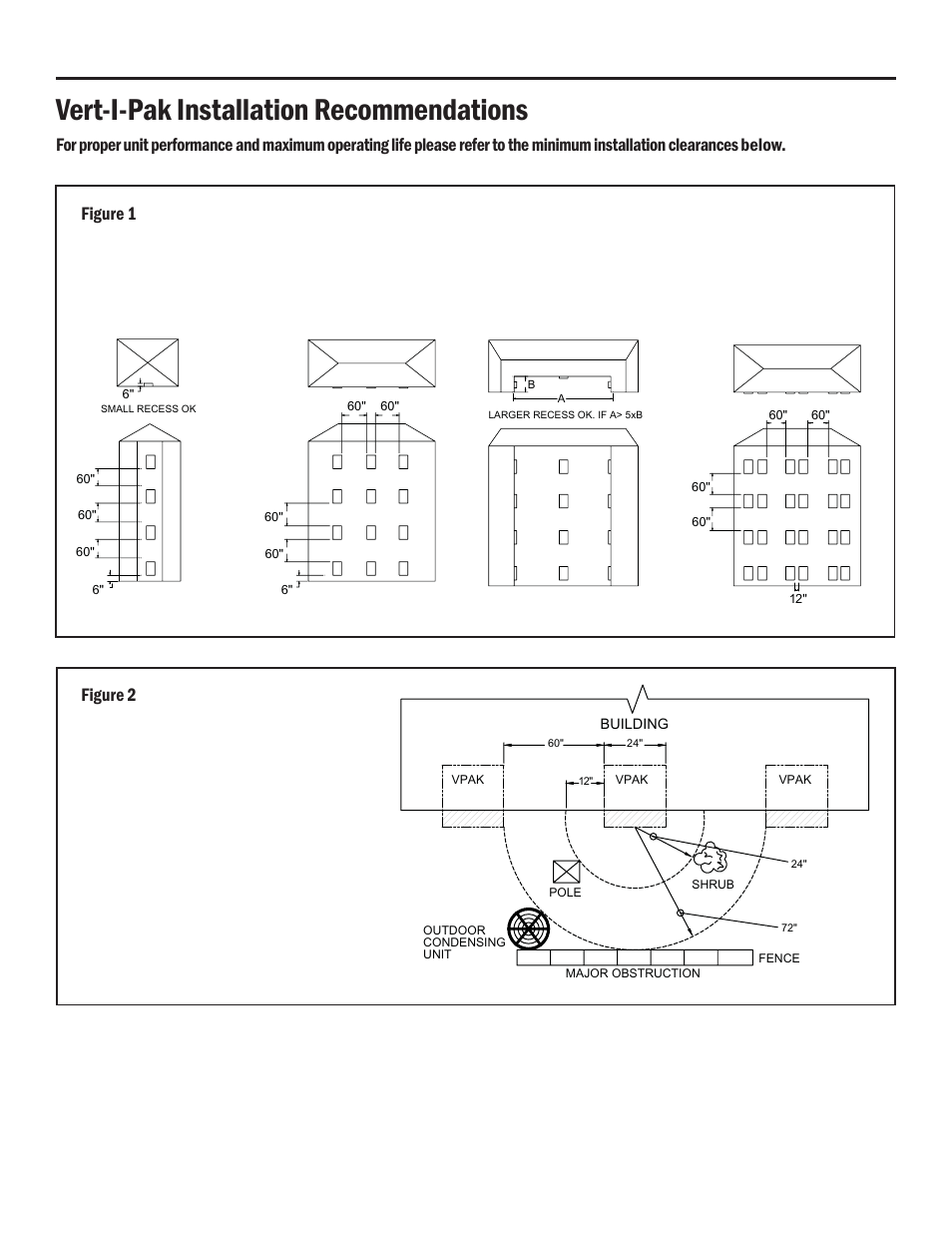 Vert-i-pak installation recommendations, Vert-i-pak | Friedrich A-SERIES User Manual | Page 3 / 16