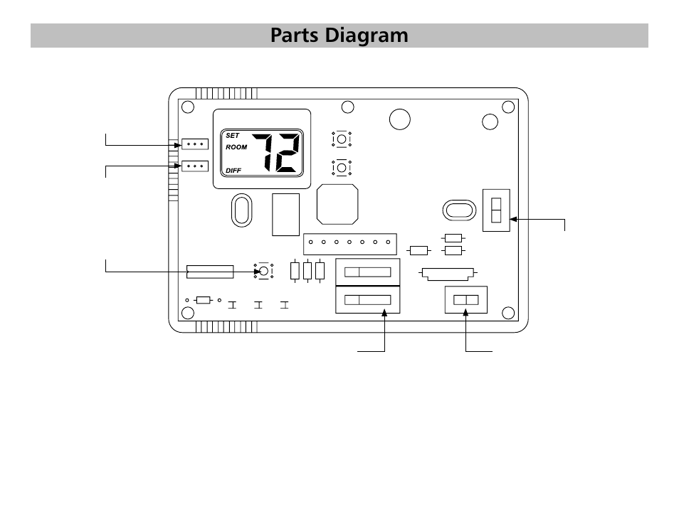 Parts diagram | Friedrich RT4 User Manual | Page 3 / 13