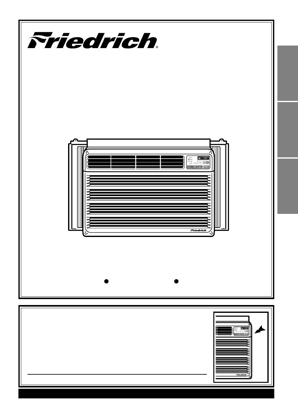 Friedrich CP12 User Manual | 58 pages