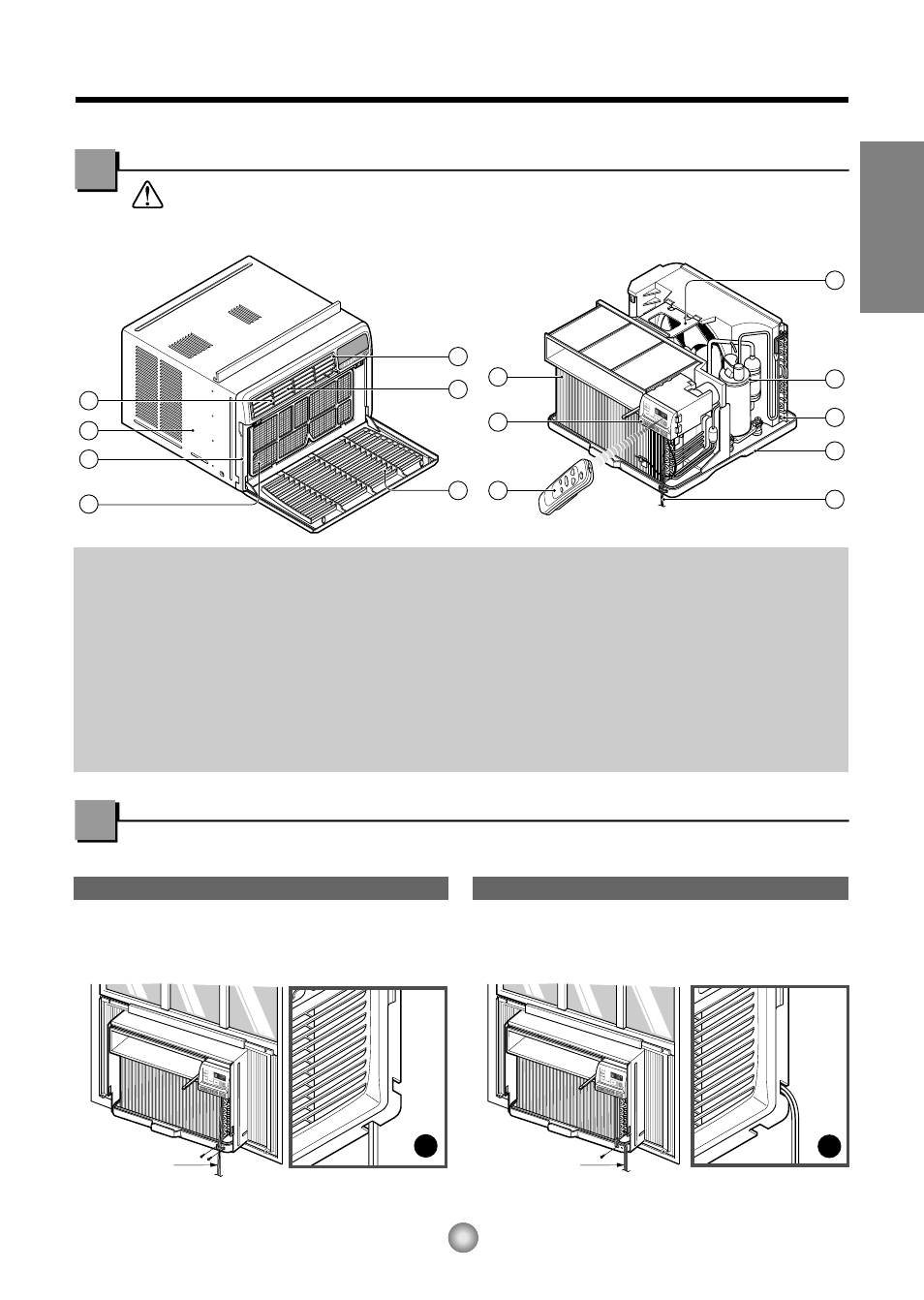 Hardware location, Product features positioning the power cord, English | Friedrich CP12 User Manual | Page 10 / 58